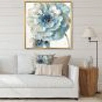 Indigold Gold Country Flower  Canvas Wall Art Print