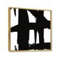 Black & White Crossing Paths II Wall Art