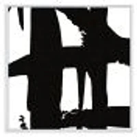 Black & White Crossing Paths II Wall Art