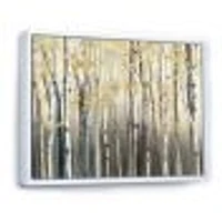 Golden Birch Forest I  Canvas Wall Art