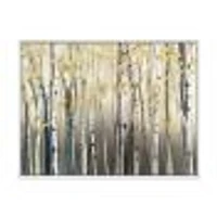 Toile « Golden Birch Forest I »