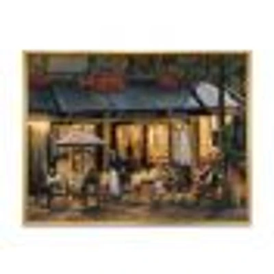 La Brasserie of Champs Élysées Paris  Canvas Wall Art