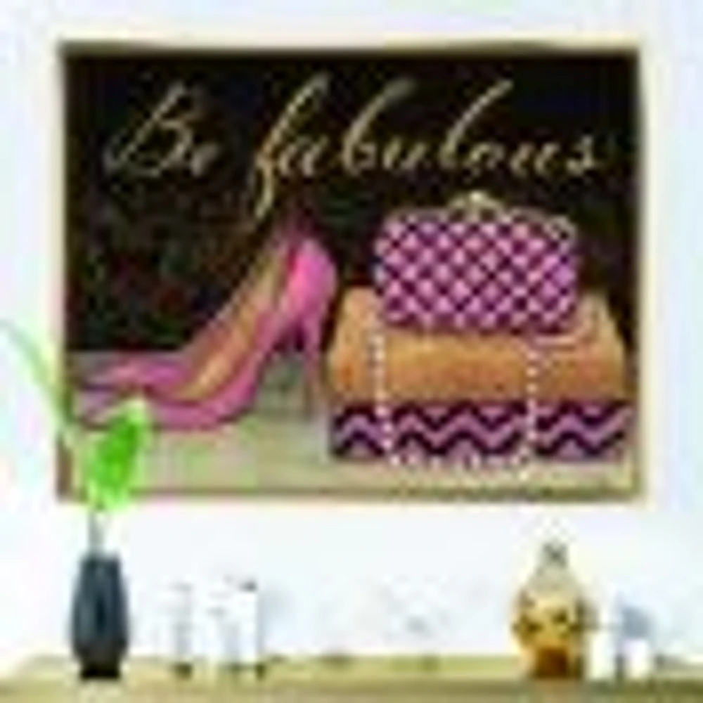 Gold Fabulous Life Style III  FrenchWall Art