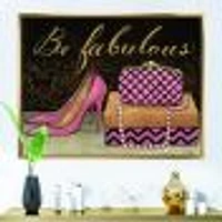 Gold Fabulous Life Style III  FrenchWall Art