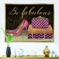 Gold Fabulous Life Style III  FrenchWall Art