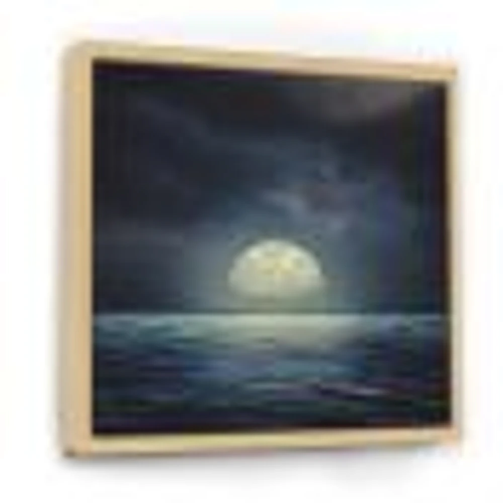 Toile « Super Moon Over The Sea II