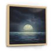 Super Moon Over The Sea II  Wall Art