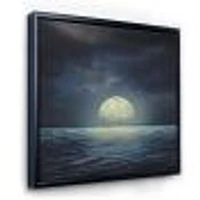 Super Moon Over The Sea II  Wall Art