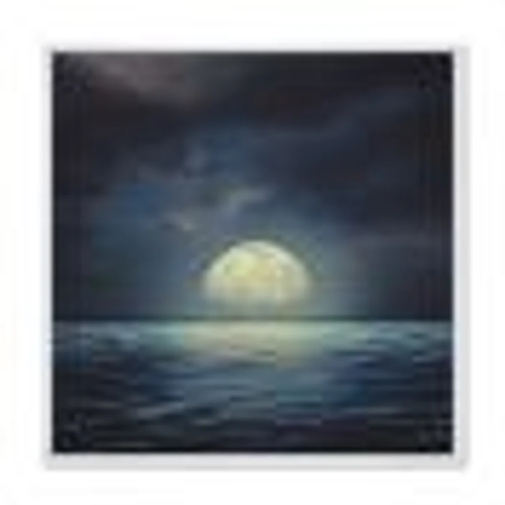 Toile « Super Moon Over The Sea II