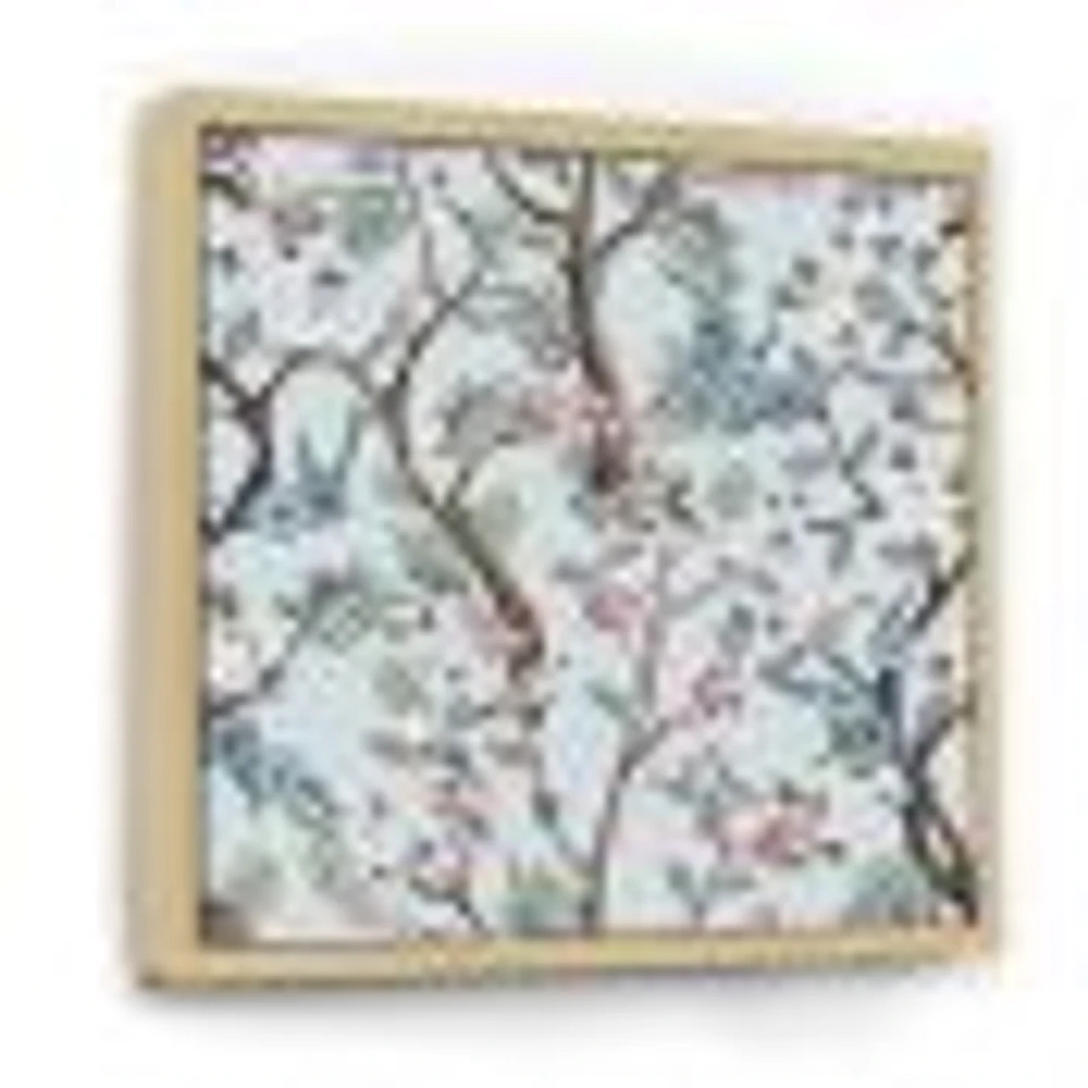 Toile « Chinoiserie with Birds and Peonies X