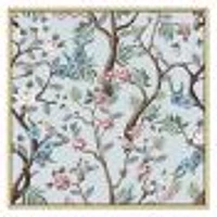 Toile « Chinoiserie with Birds and Peonies X