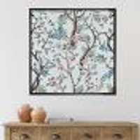 Chinoiserie with Birds and Peonies X  Wall Art