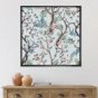 Chinoiserie with Birds and Peonies X  Wall Art