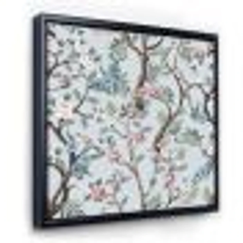 Chinoiserie with Birds and Peonies X  Wall Art