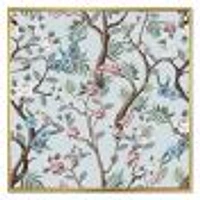 Toile « Chinoiserie with Birds and Peonies X