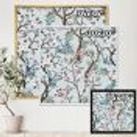 Chinoiserie with Birds and Peonies X  Wall Art