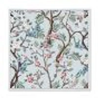 Toile « Chinoiserie with Birds and Peonies X