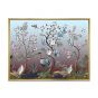 Chinoiserie with Birds and Peonies XI Wall Art