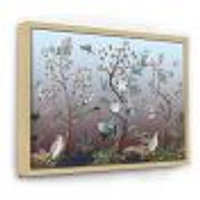 Chinoiserie with Birds and Peonies XI Wall Art