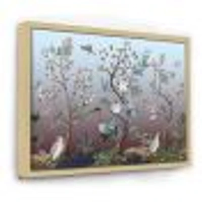 Chinoiserie with Birds and Peonies XI Wall Art