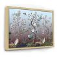 Chinoiserie with Birds and Peonies XI Wall Art