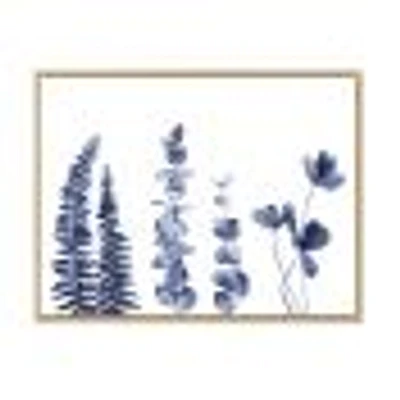 Navy Blue Eucalyptus I Wall Art