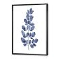 Navy Blue Eucalyptus II  Wall Art