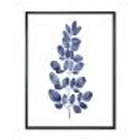 Navy Blue Eucalyptus II  Wall Art