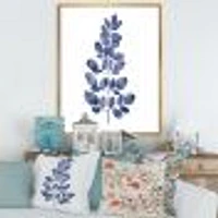 Navy Blue Eucalyptus II  Wall Art