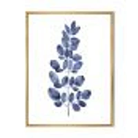 Navy Blue Eucalyptus II  Wall Art