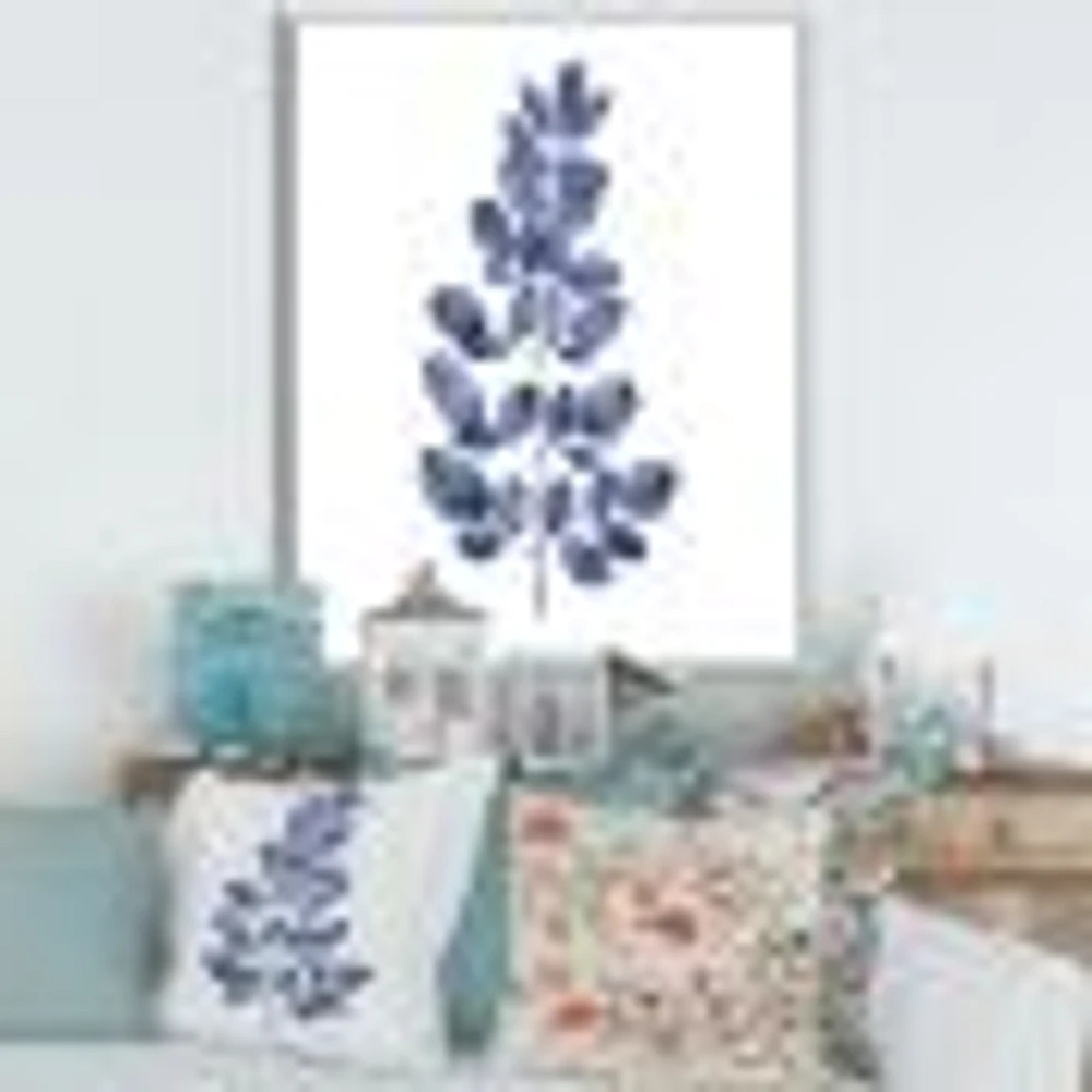 Navy Blue Eucalyptus II  Wall Art