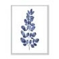 Navy Blue Eucalyptus II  Wall Art