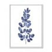 Navy Blue Eucalyptus II  Wall Art