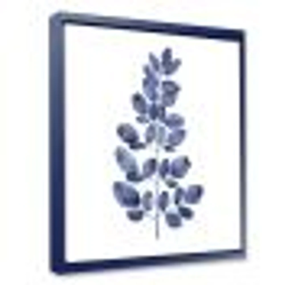 Navy Blue Eucalyptus II  Wall Art