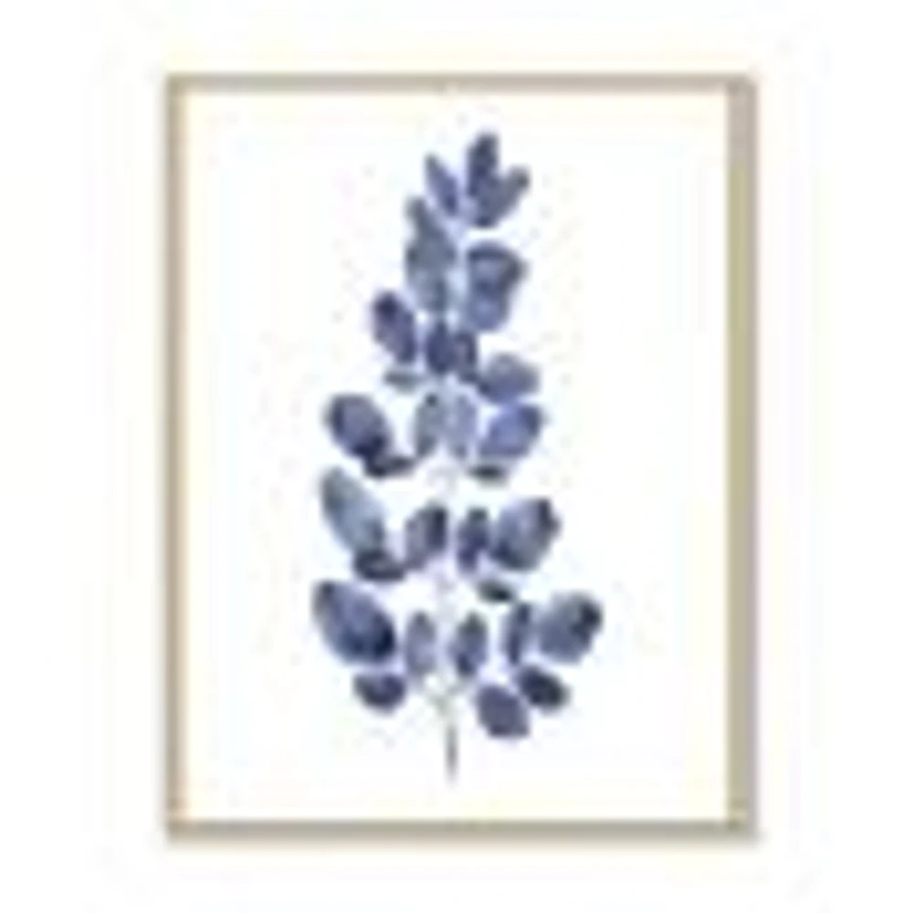 Navy Blue Eucalyptus II  Wall Art