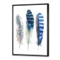 Colourful Boho Feathers I  Wall Art