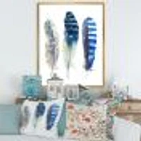 Toile « Colourful Boho Feathers I »