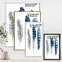 Colourful Boho Feathers I  Wall Art