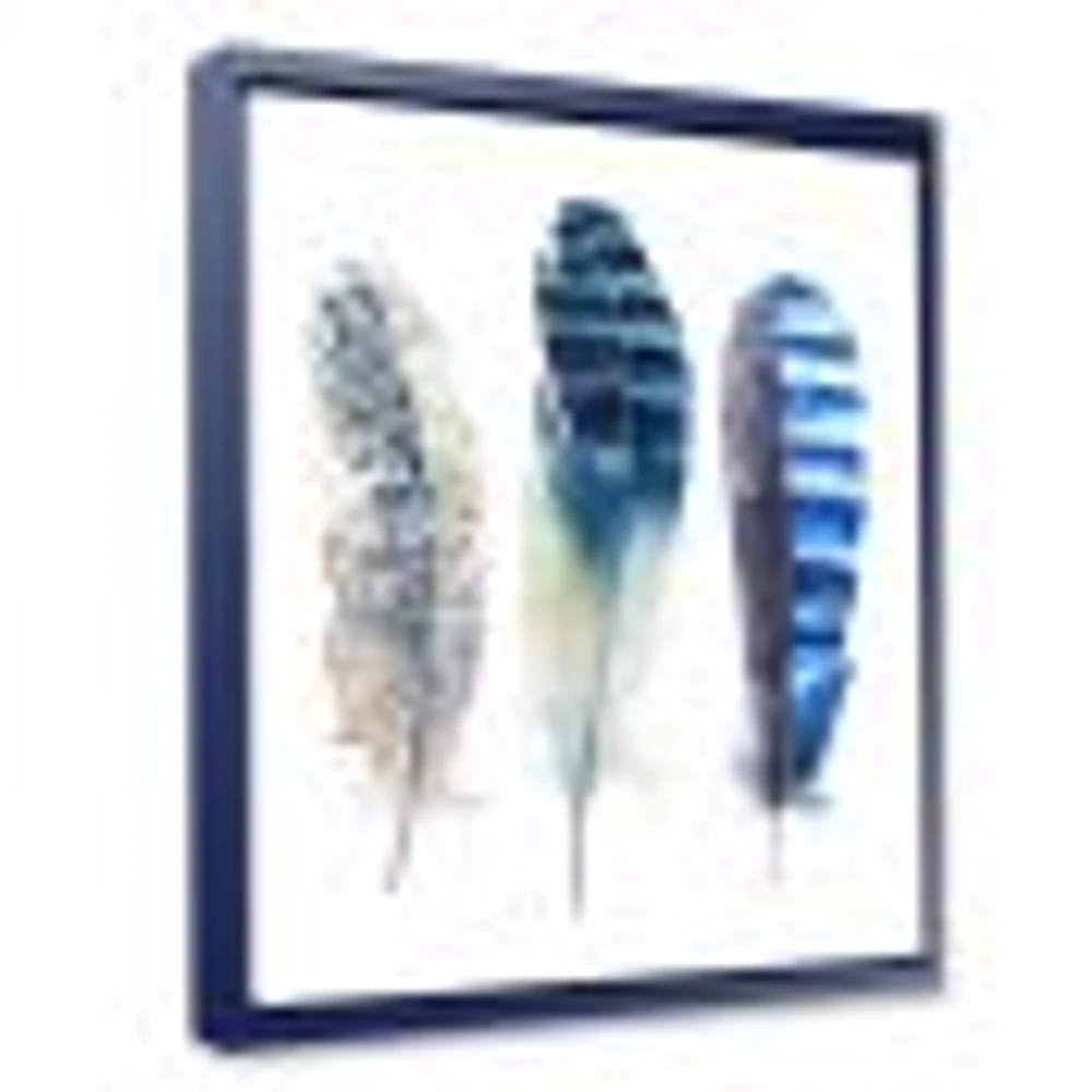 Colourful Boho Feathers I  Wall Art