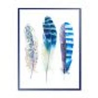 Colourful Boho Feathers I  Wall Art