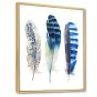 Colourful Boho Feathers I  Wall Art