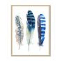 Colourful Boho Feathers I  Wall Art