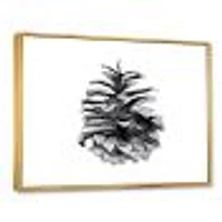 Toile « Conifer Cone Monochrome