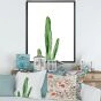 Toile « Green Cactus South Western Plant Botanical Detail »