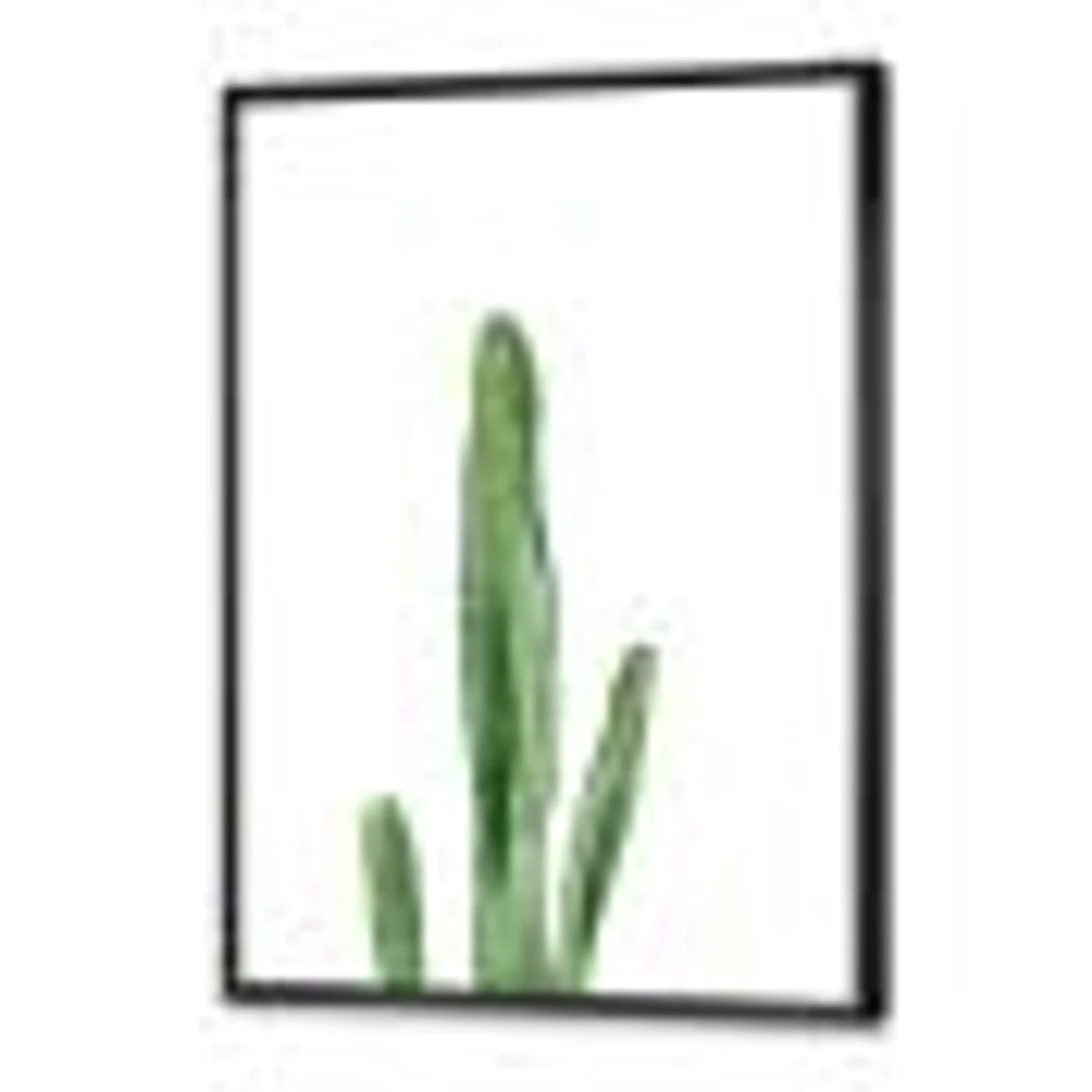 Toile « Green Cactus South Western Plant Botanical Detail »