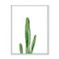 Toile « Green Cactus South Western Plant Botanical Detail »