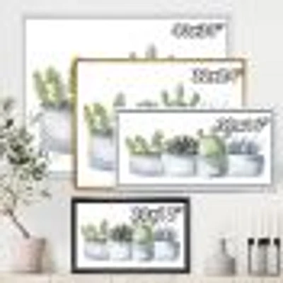 Cactus and Succulent House Plants I  Wall Art