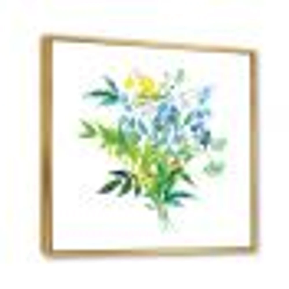 Meadow Flowers Garland  Wall Art