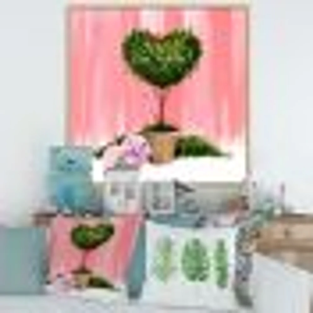 Toile « Heart Shaped Valentine House Plant