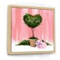 Toile « Heart Shaped Valentine House Plant